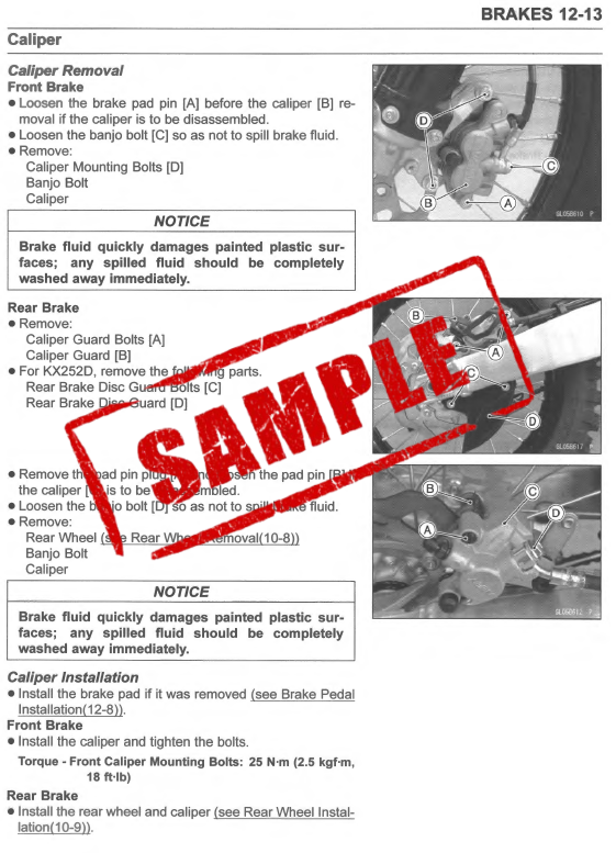 Workshop Manual [Kawasaki Ninja 400] 2018-2021