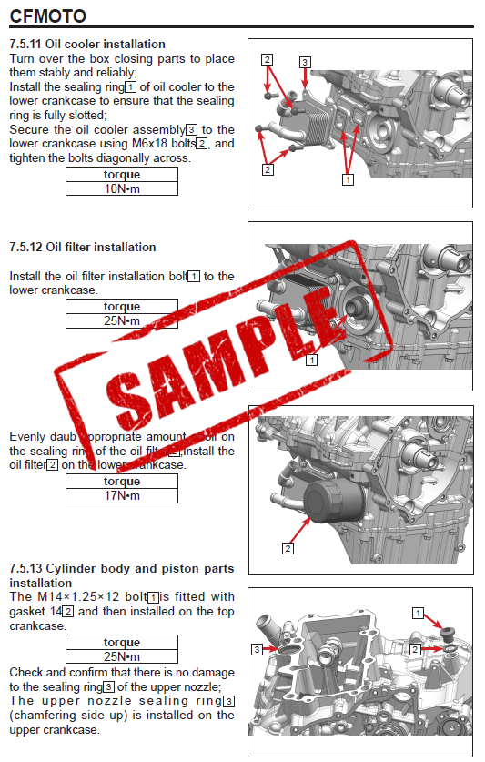 Workshop Manual [CFMoto 450MT] 2024-2025