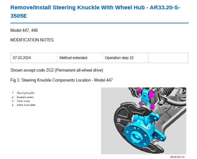 Workshop Manual [Mercedes V-Class] (W447) 2016-2023