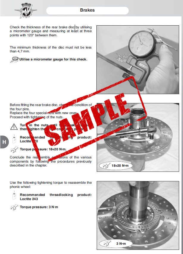 Workshop Manual [MV Agusta Brutale 800] 2013-2015