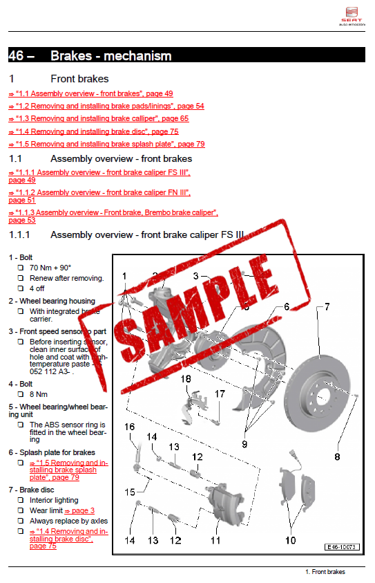 Werkstatthandbuch [Seat Ibiza] 1999-2002