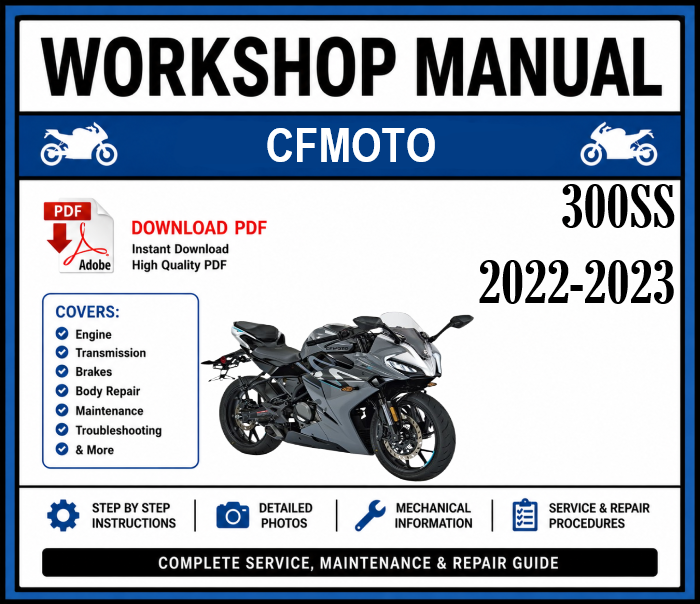 Workshop Manual [CFMoto 300SS] 2022-2023