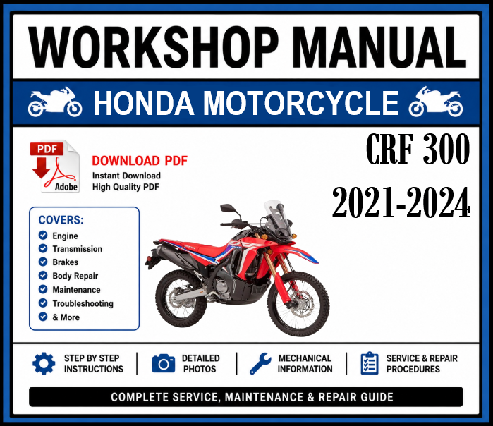 Workshop Manual [Honda CRF 300] 2021-2024