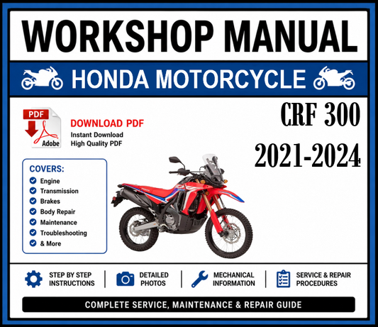 Workshop Manual [Honda CRF 300] 2021-2024