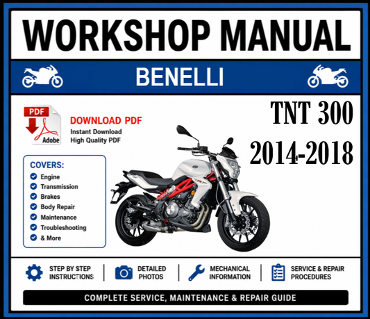 Workshop Manual [Benelli TNT 300] 2014-2018