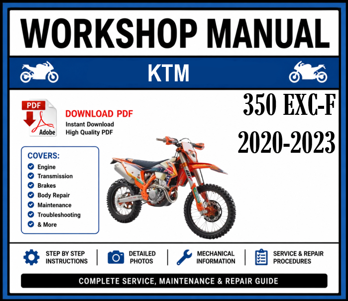 Workshop Manual [KTM 350 EXC-F] 2020-2023