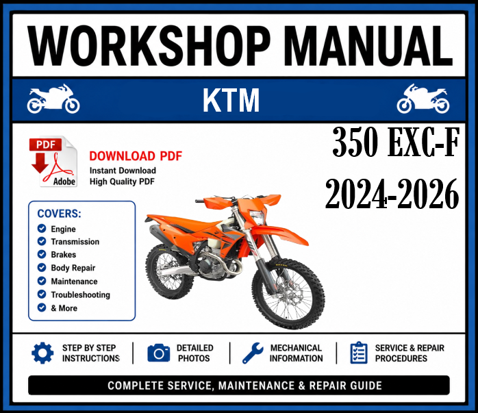 Workshop Manual [KTM 350 EXC-F] 2024-2026