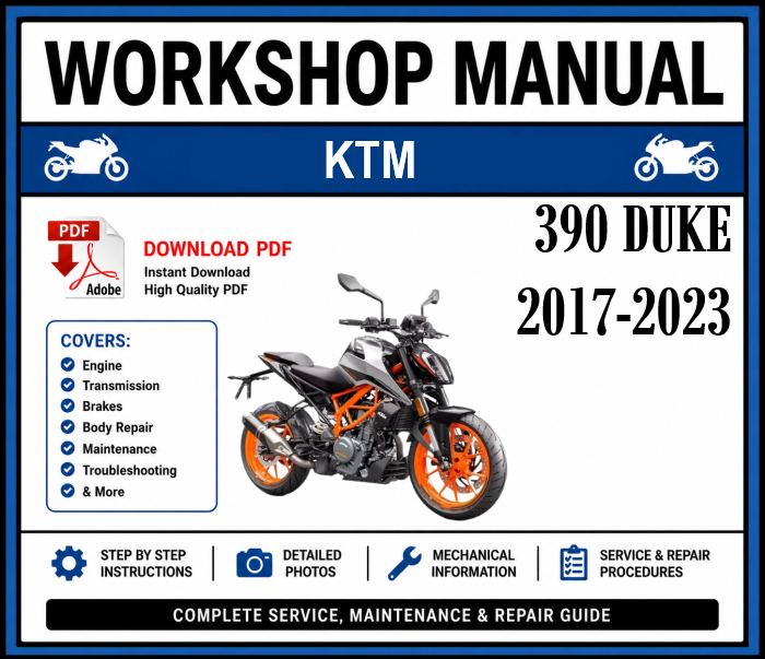 Workshop Manual [KTM 390 Duke] 2017-2023