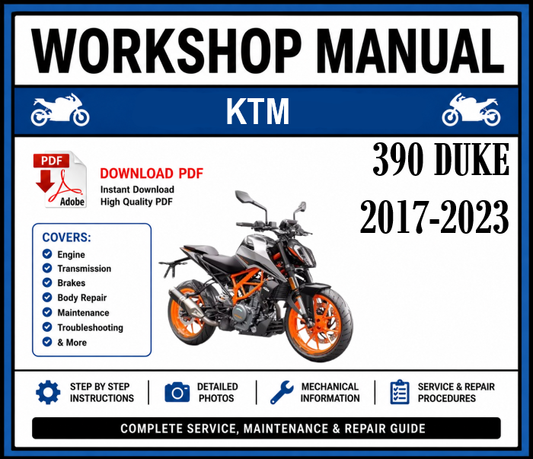 Workshop Manual [KTM 390 Duke] 2017-2023