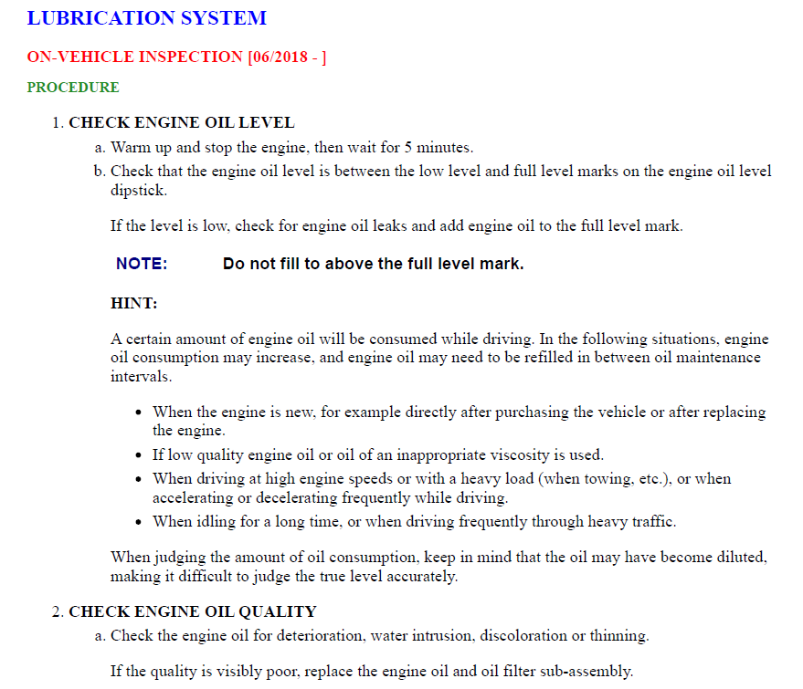 Workshop Manual [Toyota Corolla] 2019-2026