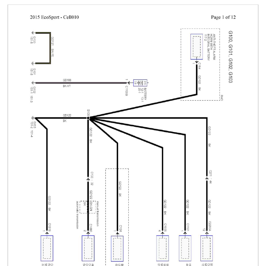 Workshop Manual [Ford EcoSport] 2012-2023