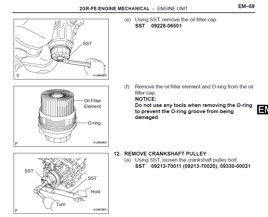 Workshop Manual [Toyota Avalon] 2005-2012