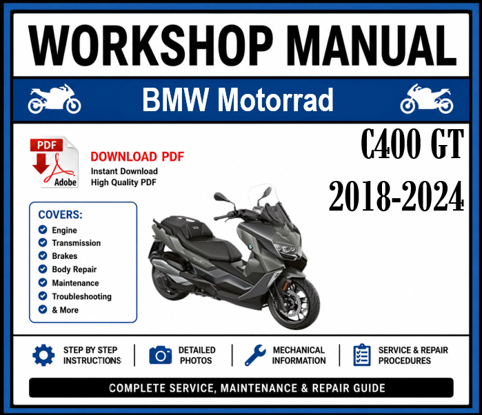 Workshop Manual [BMW C400 GT] 2018-2024