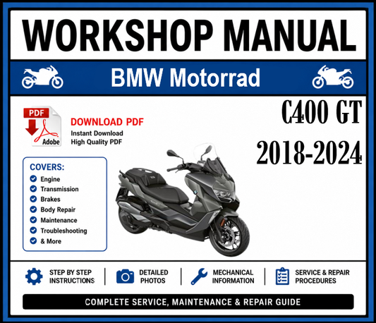 Workshop Manual [BMW C400 GT] 2018-2024