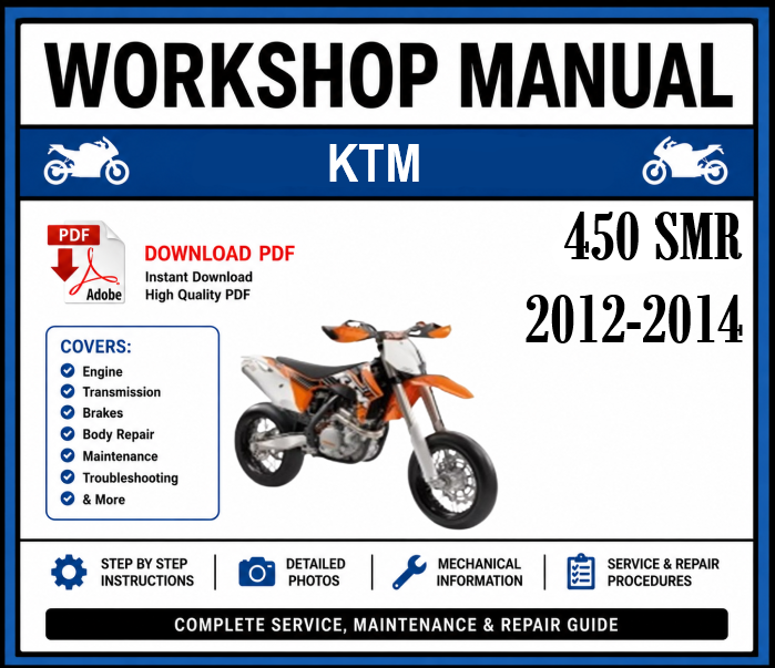 Workshop Manual [KTM 450 SMR] 2012-2014