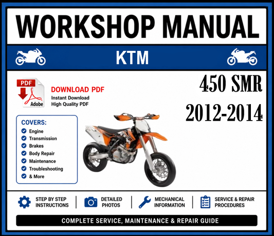 Workshop Manual [KTM 450 SMR] 2012-2014
