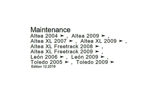 Workshop Manual [Seat Leon] 2005-2012