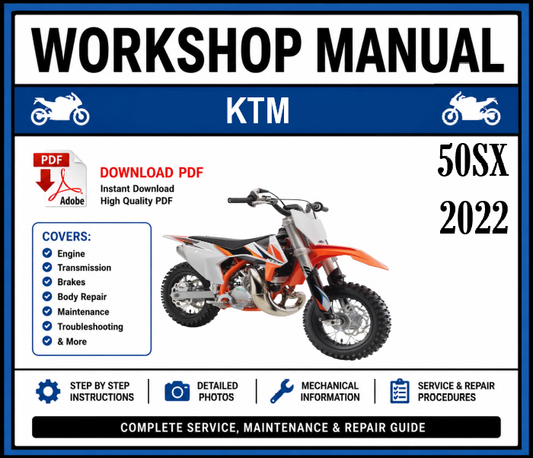 Workshop Manual [KTM 50SX] 2022