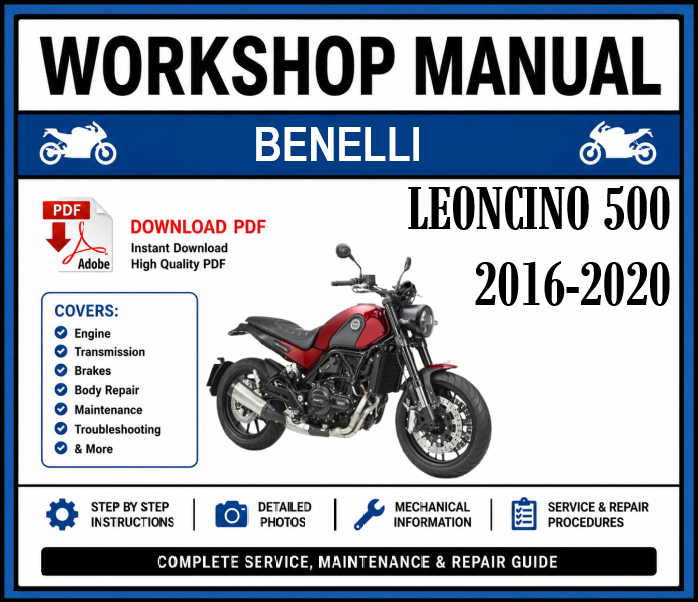 Workshop Manual [Benelli Leoncino 500] 2016-2020