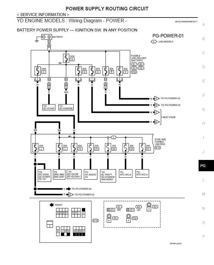 Workshop Manual [Nissan X-Trail] 2001-2007