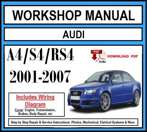 Werkstatthandbuch [Audi A4/S4/RS4] (B6,B7) 2001-2007
