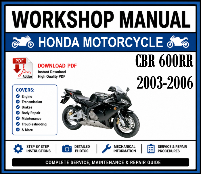 Workshop Manual [Honda CBR 600RR] 2003-2006