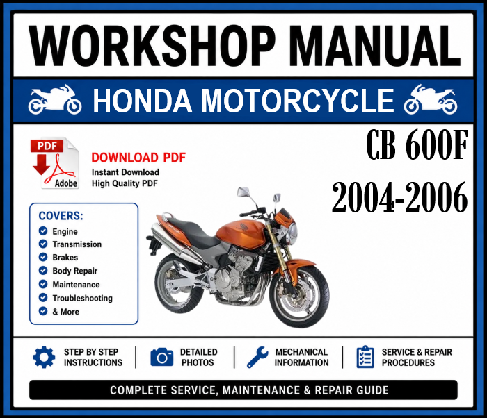 Workshop Manual [Honda CB 600F] 2004-2006