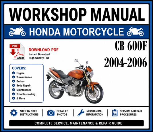 Workshop Manual [Honda CB 600F] 2004-2006