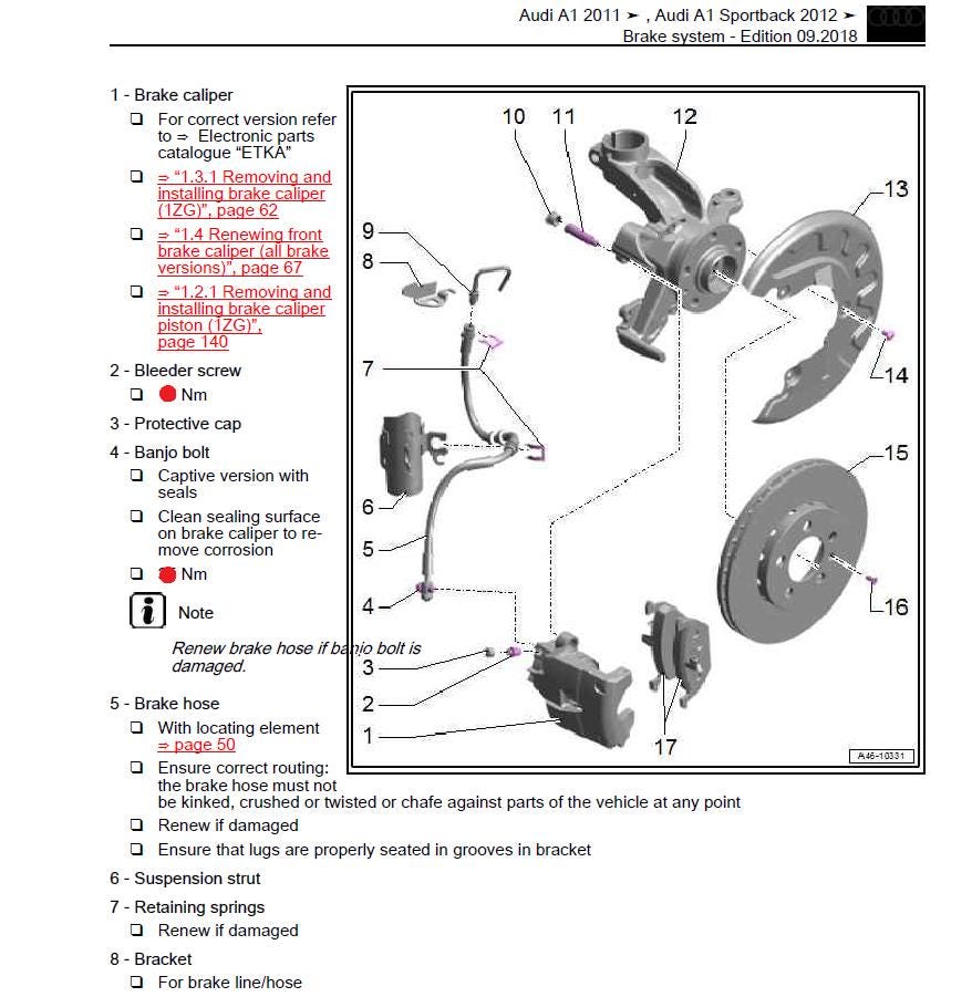 Workshop Manual [Audi A1/S1] 2018-2026