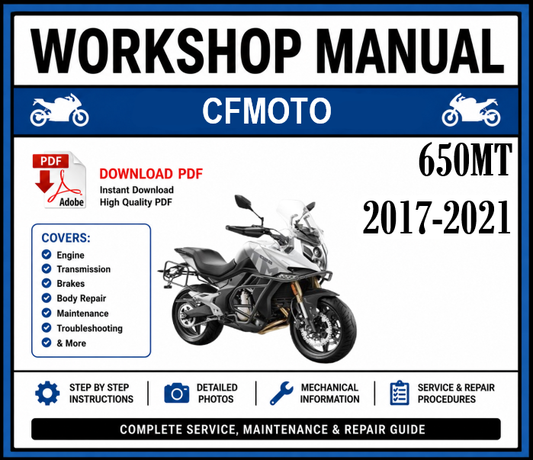 Workshop Manual [CFMoto 650MT] 2017-2021