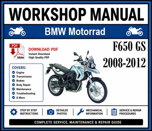 Workshop Manual [BMW F650 GS] 2008-2012