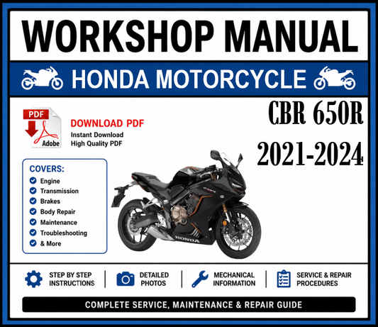 Workshop Manual [Honda CBR 650R] 2021-2024