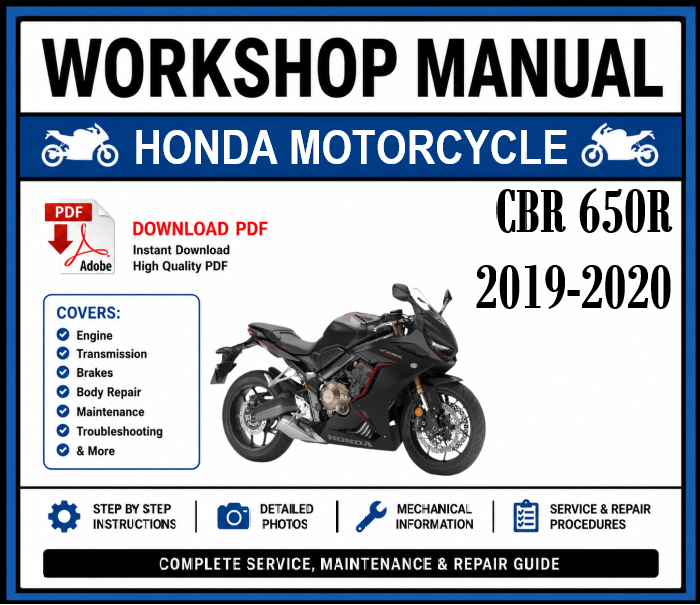 Workshop Manual [Honda CBR 650R] 2019-2020