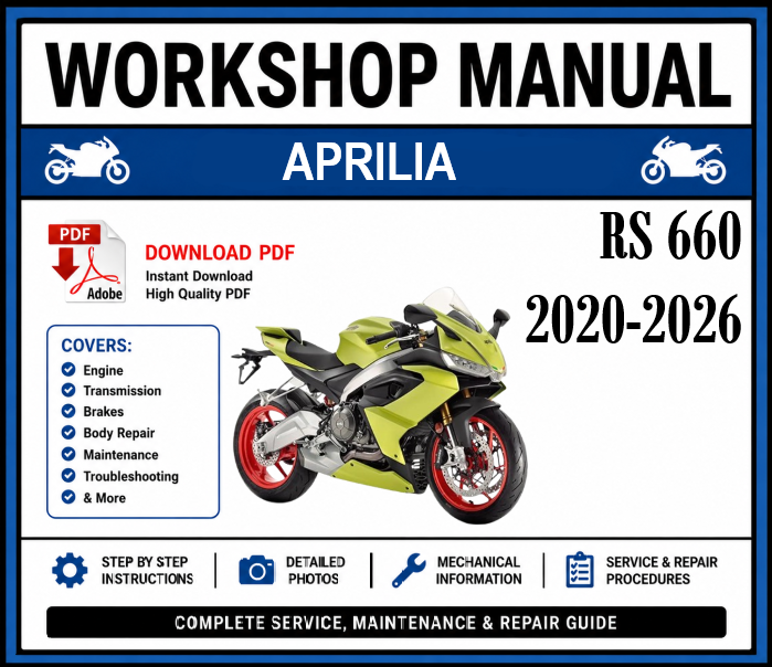 Workshop Manual [Aprilia RS 660] 2020-2026