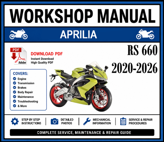 Workshop Manual [Aprilia RS 660] 2020-2026