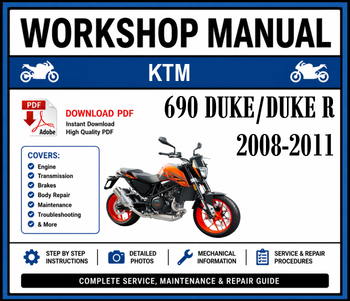 Workshop Manual [KTM 690 Duke/Duke R] 2008-2011