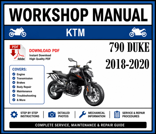 Workshop Manual [KTM 790 Duke] 2018-2020