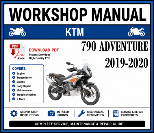 Workshop Manual [KTM 790 Adventure] 2019-2020