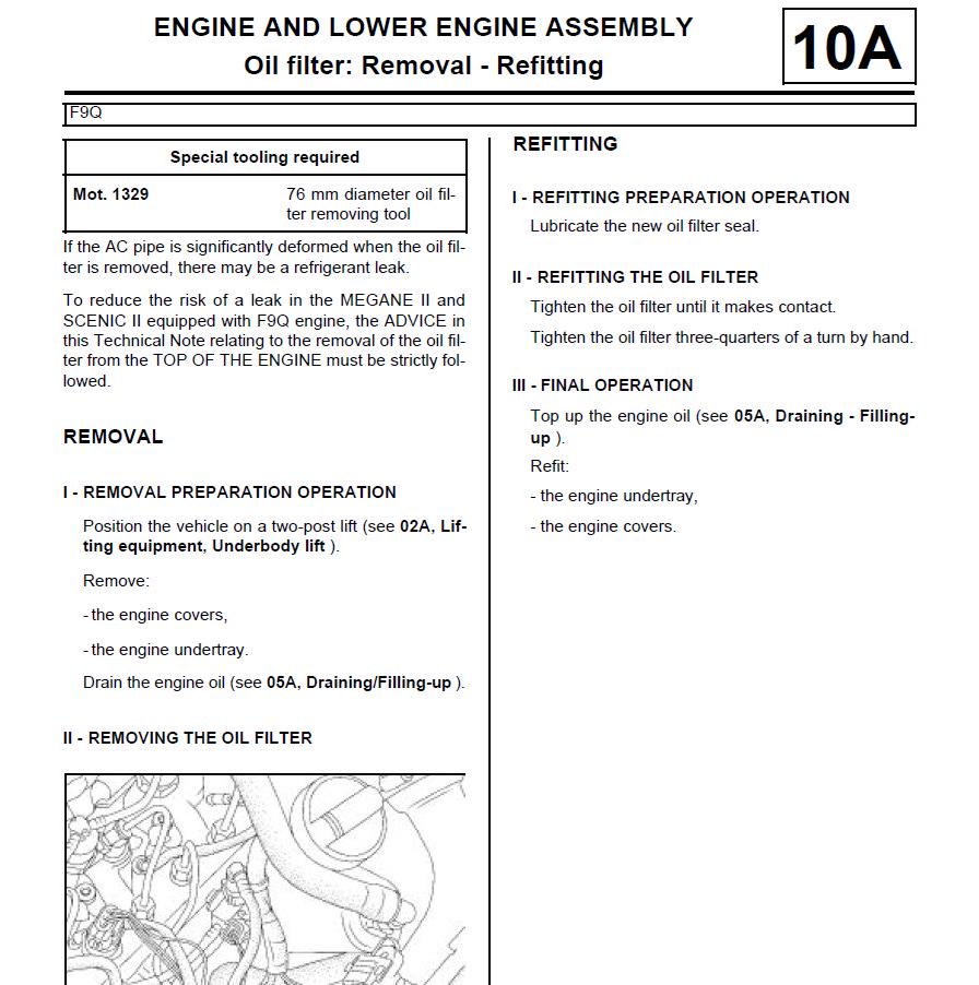 Workshop Manual [Renault Megane] 2002-2008