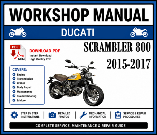 Workshop Manual [Ducati Scrambler 800] 2015-2017