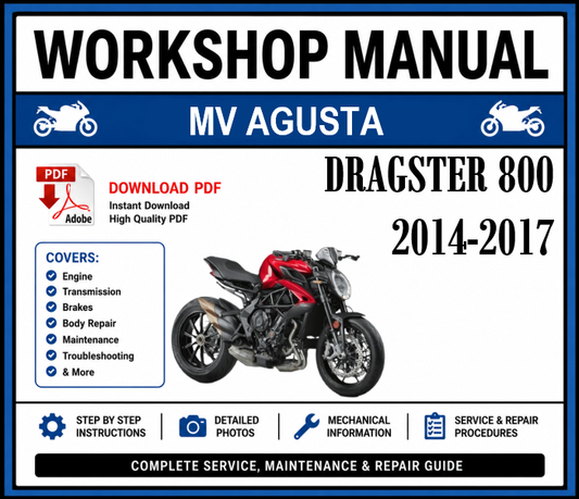 Workshop Manual [MV Agusta Dragster 800] 2014-2017