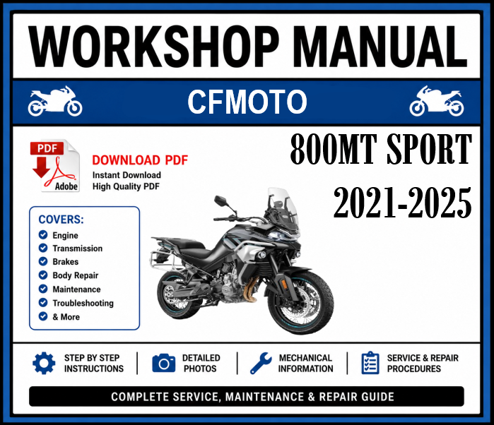 Workshop Manual [CFMoto 800MT Sport] 2021-2025