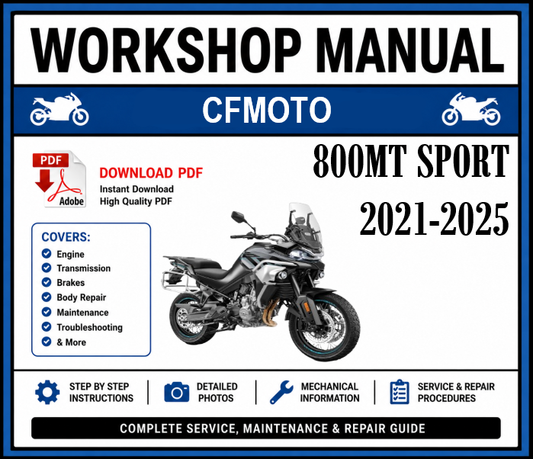 Workshop Manual [CFMoto 800MT Sport] 2021-2025