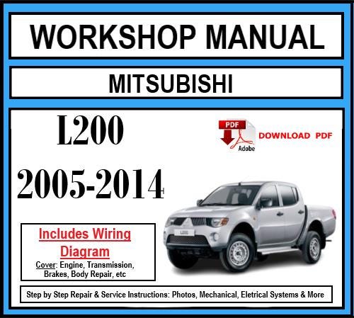 Workshop Manual [Mitsubishi L200] 2005-2014
