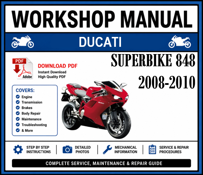 Workshop Manual [Ducati Superbike 848] 2008-2010