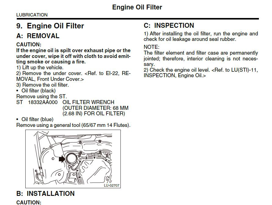Workshop Manual [Subaru WRX STI] 2014-2021