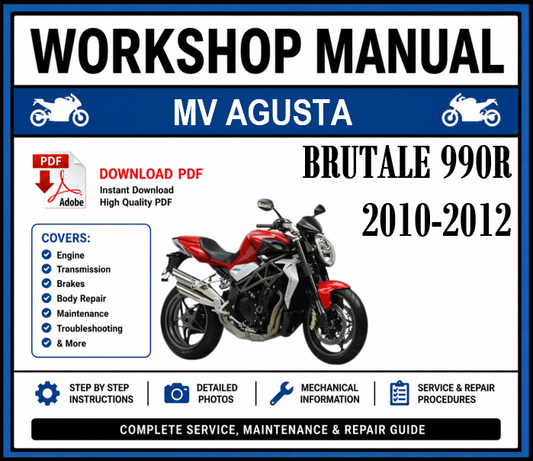 Workshop Manual [MV Agusta Brutale 990R] 2010-2012