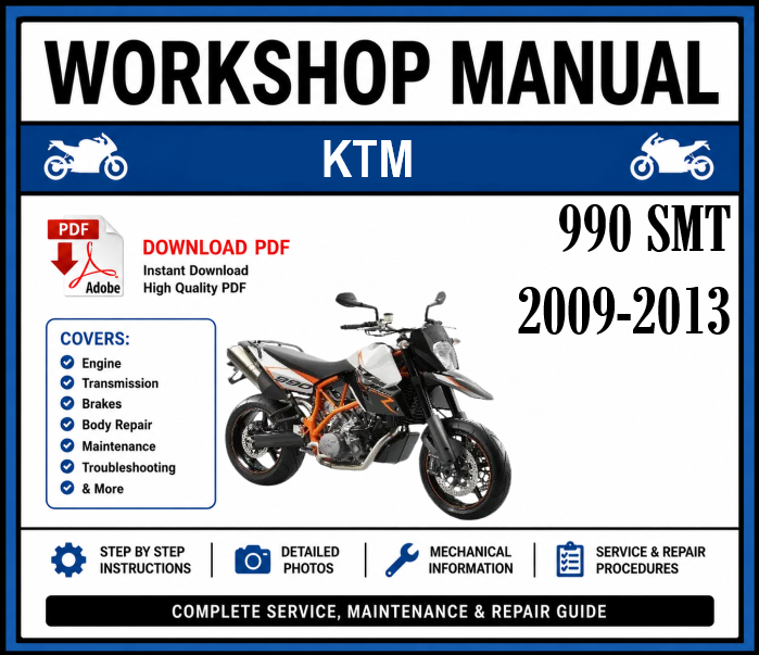 Workshop Manual [KTM 990 SMT] 2009-2013