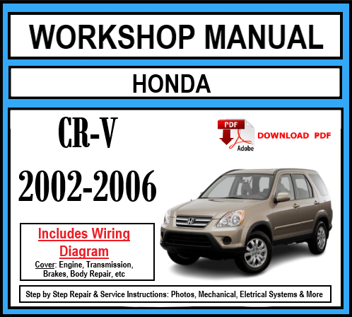 Workshop Manual [Honda CR-V] 2002-2006