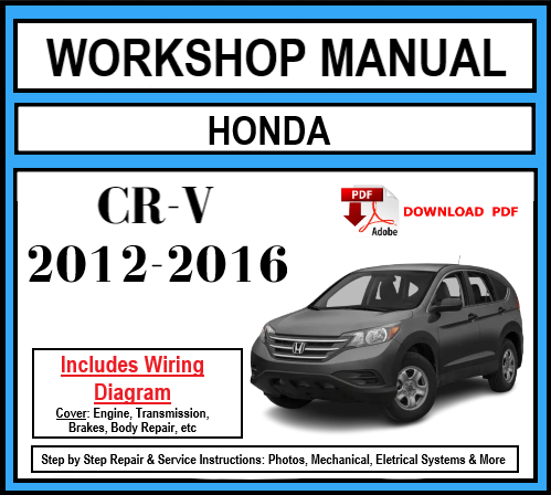 Workshop Manual [Honda CR-V] 2012-2016